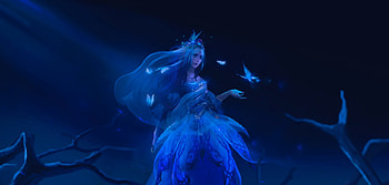 Emily the corpse bride, blue, corpse bride, emily, girl, dark, halloween, butterfly, fantasy, harriet shaw, luminos HD wallpaper