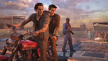 Uncharted 4: A Thief's End - Samuel Drake and Nathan Drake - Madagascar Car/ HD wallpaper
