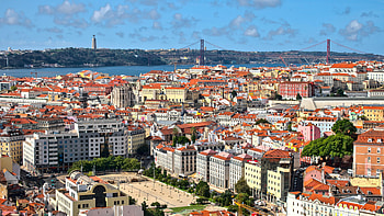 Lisbon cityscape, Urban aesthetics, Beautiful , Portuguese charm HD wallpaper