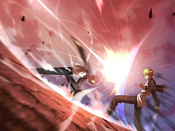 Shirou vs Gilgamesh, unlimited blade works, fate stay night, gilgamesh, shirou HD wallpaper