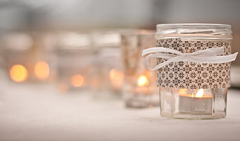 Miscellanea, Miscellaneous, Bow, Decoration, Candle, Candlestick HD wallpaper