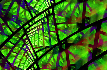 Abstract, Lines, Fractal, Confused, Intricate, Net HD wallpaper