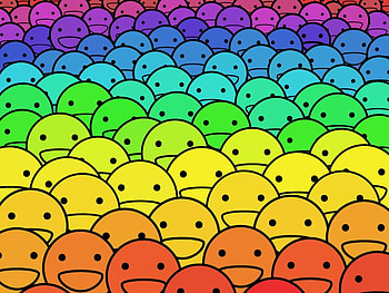 Rainbow smile, colors, funny, rainbow, smile HD wallpaper