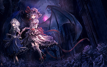 Demon, Anime, girl, girls, art HD wallpaper
