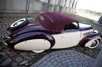 Steyr 220, Roaster, Streamline, cars, oldtimers, Arte deco HD wallpaper