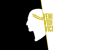 Art, Words, Veni Vidi Vici, Julius Caesar HD wallpaper