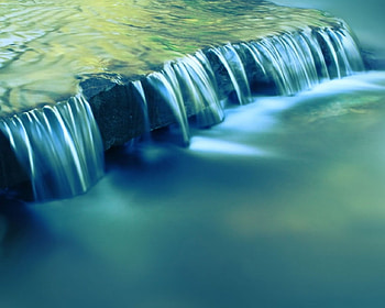 Dream Waterfall, blue, waterfall, nature, dream HD wallpaper