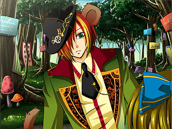 mouse boy, anime, cool hat, alice in the country of hearts, manga HD wallpaper