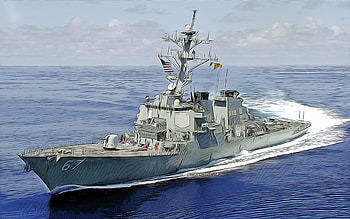 USS Higgins, , vector art, DDG-76, destroyer, United States Navy, US army, abstract ships, battleship, US Navy, Arleigh Burke-class, USS Higgins DDG-76 HD wallpaper