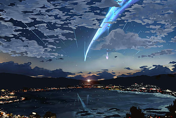 Anime Sky , anime, sky, artist, artwork, digital-art HD wallpaper
