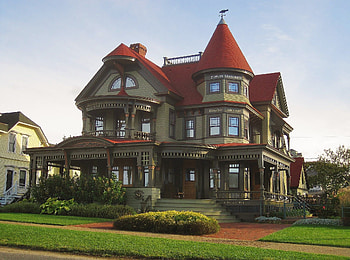 Marthas Vineyard, Oak Bluffs, Victorian-style homes, Architecture HD wallpaper