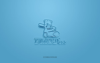 Sydney Blue Sox, creative 3D logo, blue background, Australian Baseball League, ABF, 3d emblem, Australian Baseball Club, Australia, 3d art, Baseball, Sydney Blue Sox 3d logo HD wallpaper