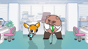 Aggretsuko, Fancaps album, Memorable stills, Iconic moments HD wallpaper