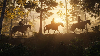 Sunlit Riders — The Last of Us Part I ( Quad ), Video Game, The Last Of Us, The Last Of Us Part I, Sunlight, Horse Riding HD wallpaper
