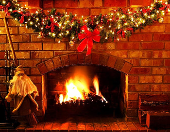 Christmas spirit, spirit, cozy, christmas, atmosphere, fireplace HD wallpaper