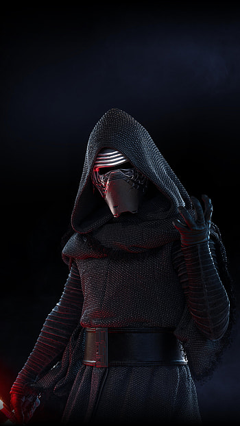 Kylo Ren Mask, Star Wars Battlefront II artwork, Sony Xperia , Dark side dominance HD phone wallpaper