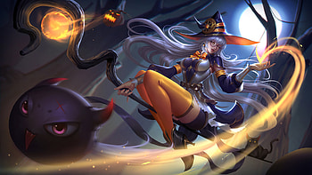 Halloween Witch Fantasy , halloween, witch, artist, artwork, digital-art HD wallpaper