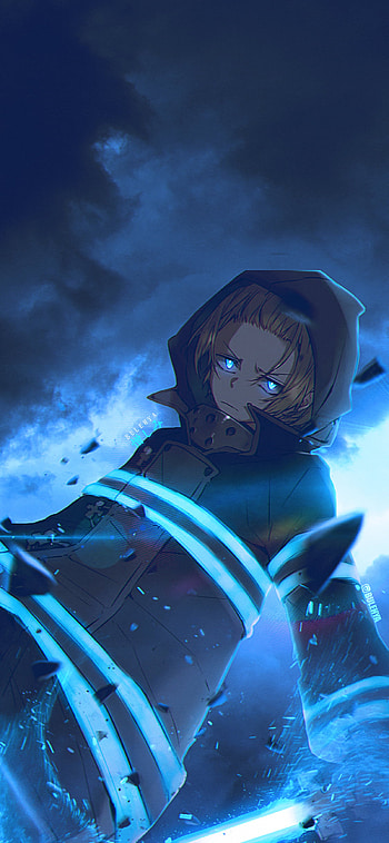 Arthur Boyle, ff, sky, fireforceedit, fireforce, kusakabeshinra, shinra, fireforce, barns, benimaru, hinawa, shinmon, cloud, konro, shinmonbenimaru, boylearthur, anime, akitaruobi, anime HD phone wallpaper