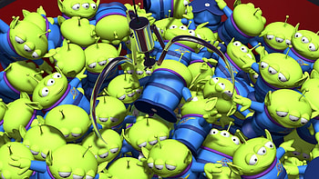 Little Green Men, Toy Story HD wallpaper