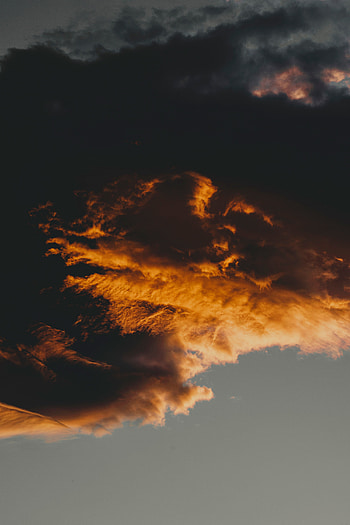 Nature, Sunset, Sky, Clouds, Dark, Porous HD phone wallpaper