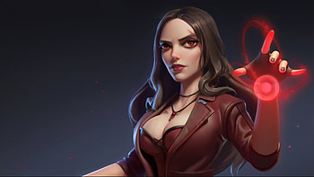 Scarlet Witch Art , scarlet-witch, superheroes, marvel, artstation HD wallpaper