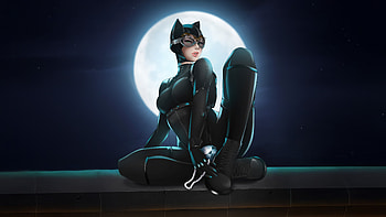 Catwoman Signature Style, catwoman, superheroes, dark, artwork, digital-art, artstation HD wallpaper