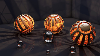 Shine, Light, 3D, Form, Shadow, Forms, Balls HD wallpaper