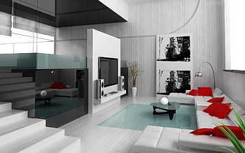 Interior, Miscellanea, Miscellaneous, Design, Stairs, Ladder, Table, Room, Stylish HD wallpaper