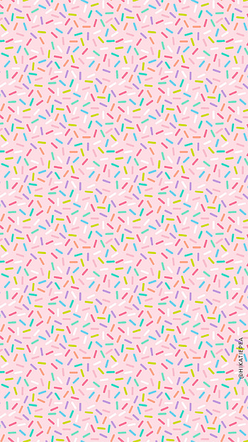 Sprinkles, pink, sprinkled HD phone wallpaper