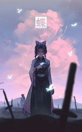 Shinobu Kimetsu no Yaiba iPad Air , Anime , , and Background, Demon Slayer Shinobu Kocho HD phone wallpaper