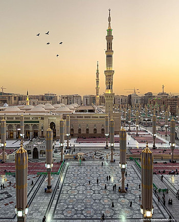Masjid an-nabawi, cloud, sky HD phone wallpaper