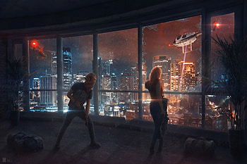 Robbery, artist, artwork, digital-art, artstation HD wallpaper