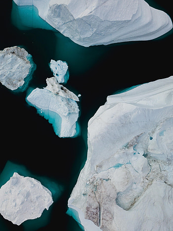 Nature, Ice, View From Above, Ice Floes HD phone wallpaper