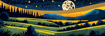 a starry night 008, starry, night, landscape, Abstract, Stars HD wallpaper