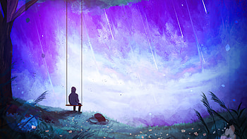 Alone Talks, alone, artist, artwork, digital-art, artstation HD wallpaper