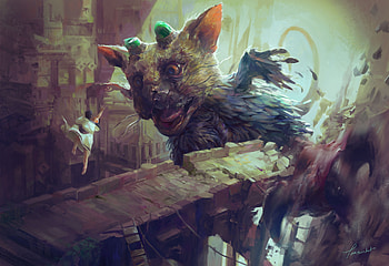 The Last Guardian Video Game Artwork, the-last-guardian, games, artist, artwork, digital-art, deviantart HD wallpaper