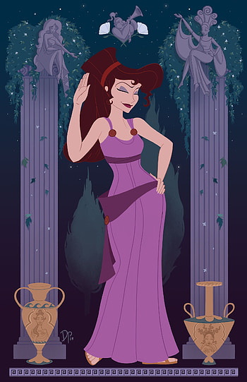 Megara Animation 11 x 17 print, Disney princess art, Disney art, Fan favorite HD phone wallpaper