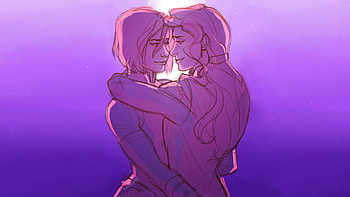 Korrasami bi-pride [An edit of a fanart by Kreugan, original in comments] ... HD wallpaper