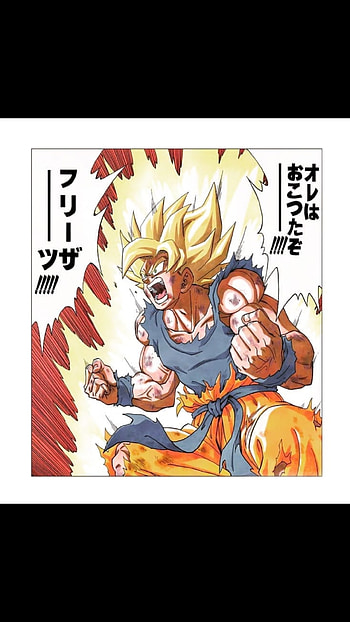 Goku super saiyan, super saiyan, manga HD phone wallpaper