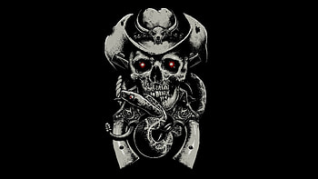 Girly Skull HD wallpaper