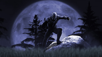 Black Panther Artwork HD wallpaper