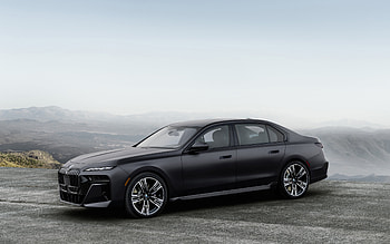 BMW 7, 2023, front view, new black BMW 7, xDrive, BMW 7 M Sport, G70, German cars, BMW 760i, BMW HD wallpaper
