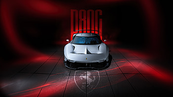 Ferrari P80, ferrari-p80-c, ferrari, cars, graphy, artstation HD wallpaper