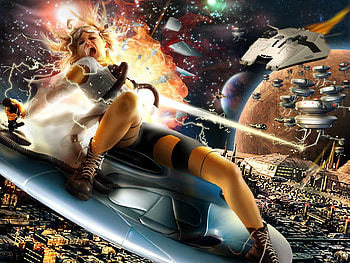 The Escape, space, strike, mission, escape HD wallpaper