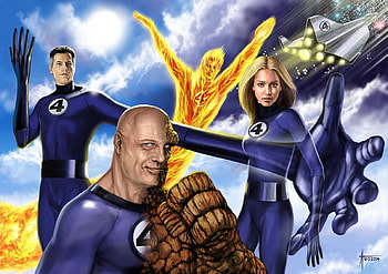 fantastic, fantastic 4, richard, fire, marvel HD wallpaper