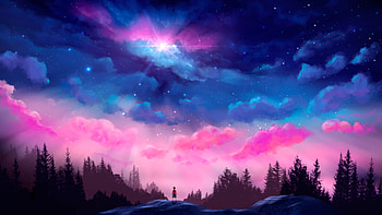 Artistic Sky, paint, SKy, digital, art HD wallpaper