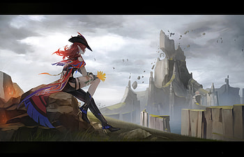 Chasca from anna_drw01, Genshin Impact, video game HD wallpaper