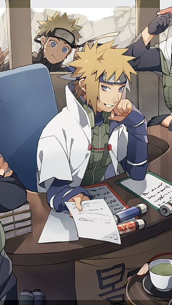 Konoha Legacy: Minato Namikaze & Naruto Uzumaki — , Naruto Uzumaki, Minato Namikaze, Anime, Naruto HD phone wallpaper