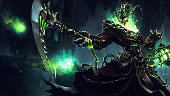 Dark Fantasy, weapon, creature, fantasy, dark HD wallpaper