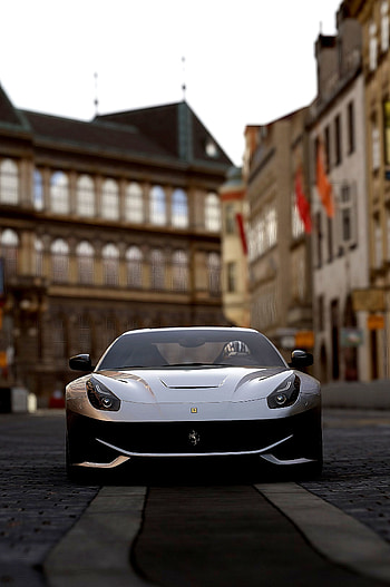 Sports, Ferrari, Cars, Front View, Sports Car, Ferrari F12 HD phone wallpaper